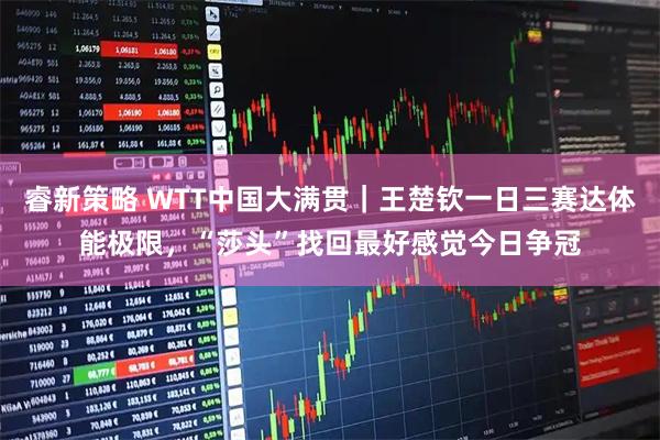 睿新策略 WTT中国大满贯｜王楚钦一日三赛达体能极限，“莎头”找回最好感觉今日争冠